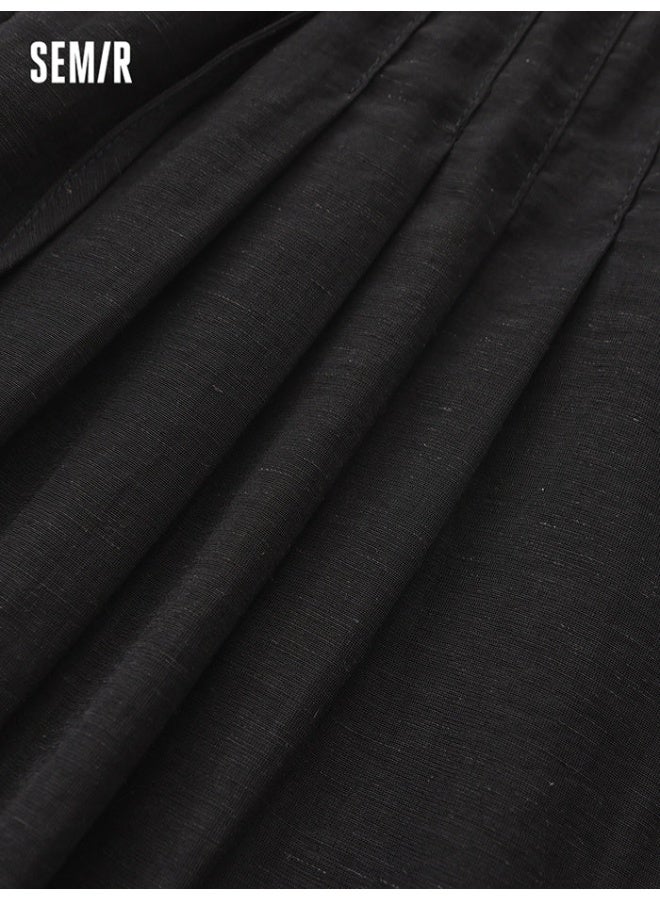 سيمير بنطلون فضفاض بلون موحد للنساء - Image 4