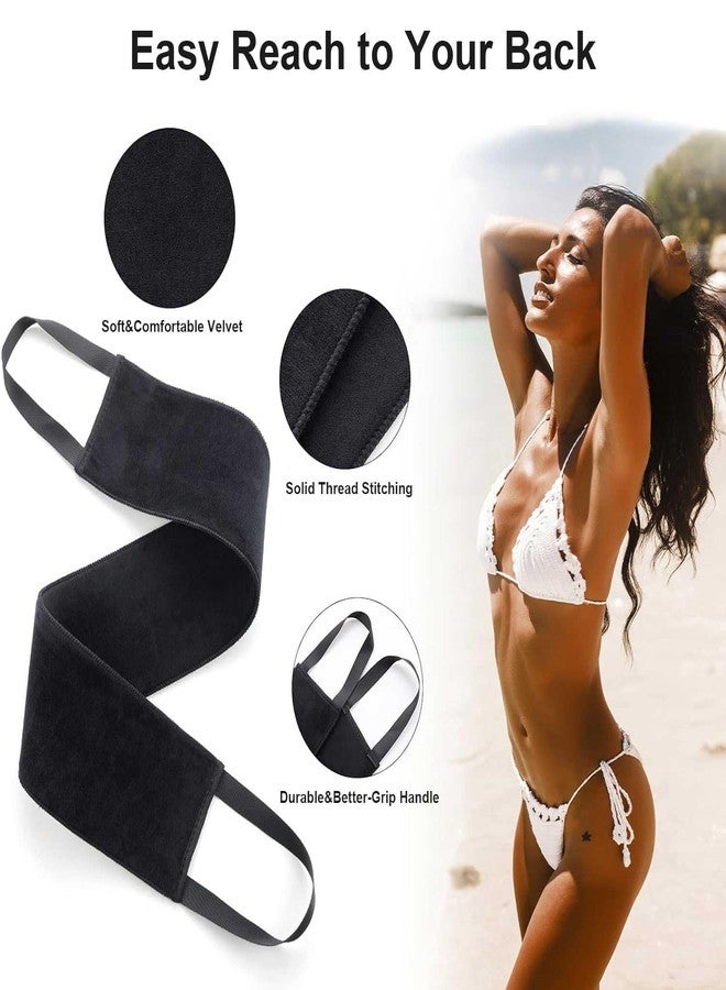G GAIYAH 3 in 1 Self Tanning Mitts Self Tanner Mitt Applicator Kit - Tanning Glove for Self Tan Mitt, Tanning Brush for Self Tan Brush Back Tanning Applicator Kabuki Body Brush Self Tanner Back Applicator - Image 5
