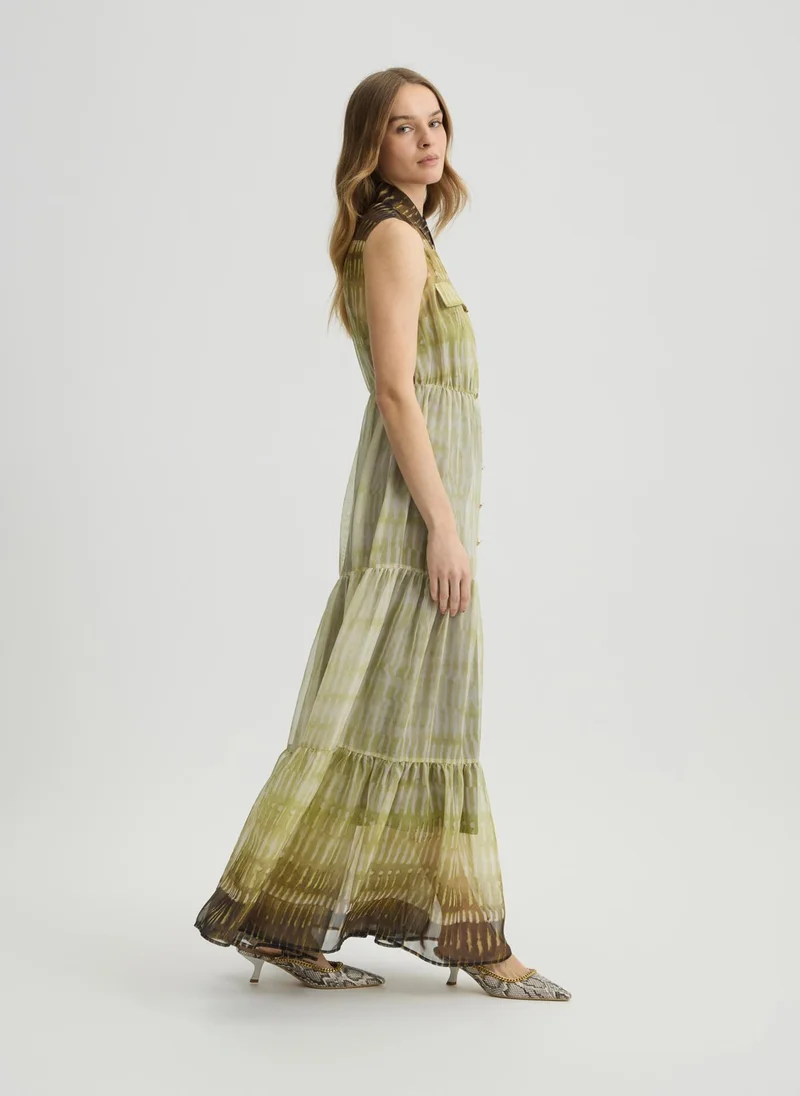 Liu Jo Printed chiffon shirt dress