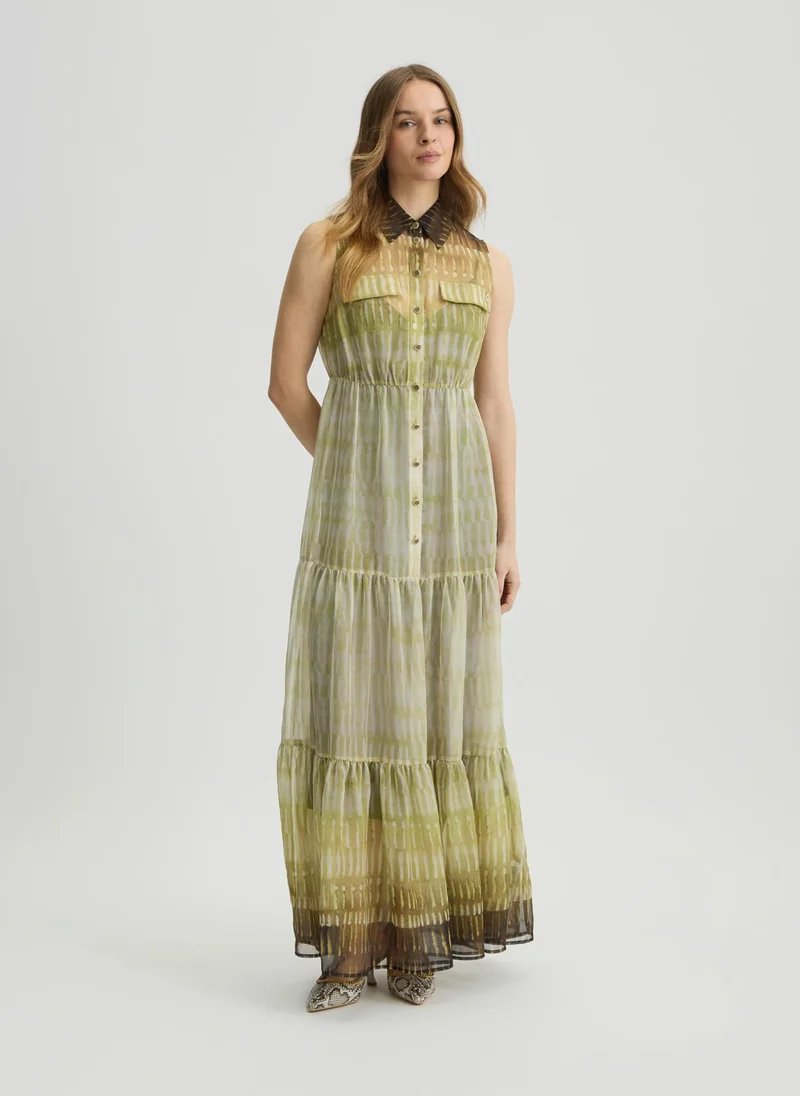 Liu Jo Printed chiffon shirt dress