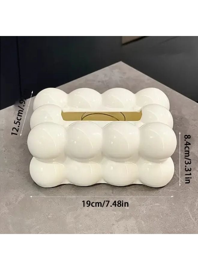 Black Modern Tissue Box Storage Rack Durable Plastic Napkin Dispenser for Home Hotel Car - Image 4