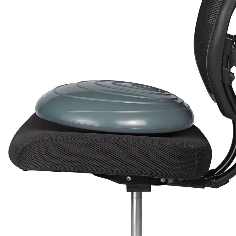 Gaiam Balance Disc Wobble Cushion Stability Core Trainer For Home Or Office Desk Chair & Kids Alternative Classroom Sensory Wiggle Seat - Grey , 16 Inch - Image 2