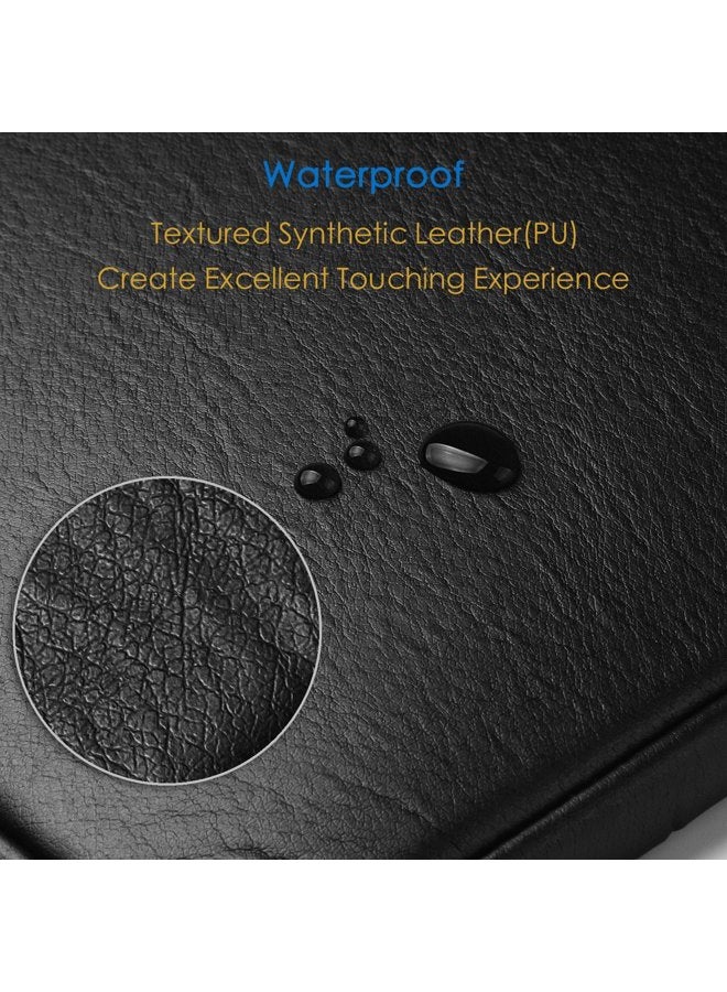 CCPK 13" Laptop Sleeve Cover Compatible with New MacBook Neo Pro M5 Chip A2338 Mac Air 13 Inch 2026 Accessories A2337 A2289 A1989 A1932 2019 13.3 Inch Waterproof Carrying Case Bag PU Leather, Black - Image 4