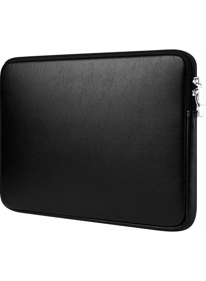 CCPK 13" Laptop Sleeve Cover Compatible with New MacBook Neo Pro M5 Chip A2338 Mac Air 13 Inch 2026 Accessories A2337 A2289 A1989 A1932 2019 13.3 Inch Waterproof Carrying Case Bag PU Leather, Black - Image 1