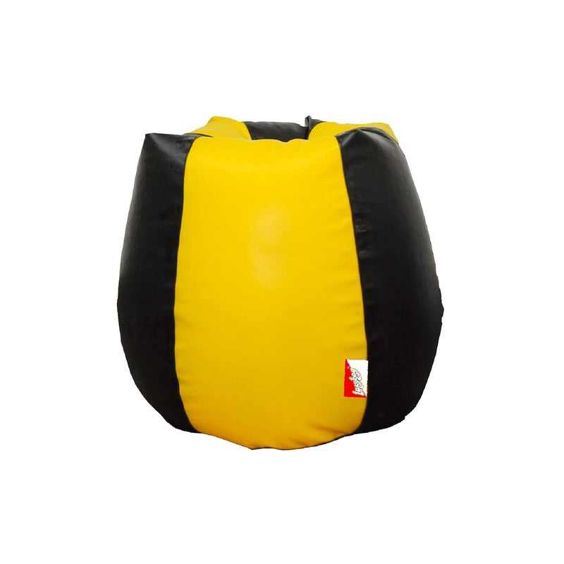 LAZYBAG Bean Bag Chair Furniture for Kids XXXXL Bean Bag Cover Playing Video Games or Relaxing for classrooms daycares Libraries or Work from Home Yellow and Black 4XL Size - Image 4