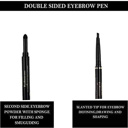 CL2 Cameleon Glamorous Brow Duo Shaper Eyebrow Pen 5g (Black) - Image 3