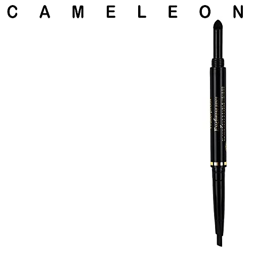 CL2 Cameleon Glamorous Brow Duo Shaper Eyebrow Pen 5g (Black) - Image 4