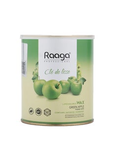 RAAGA PROFESSIONAL Green Apple Liposoluble Body Wax  Soft Fine to Coarse Hair Removal  Ideal for Normal Skin  ColophonyFree  2705 Fl Oz 800ml 