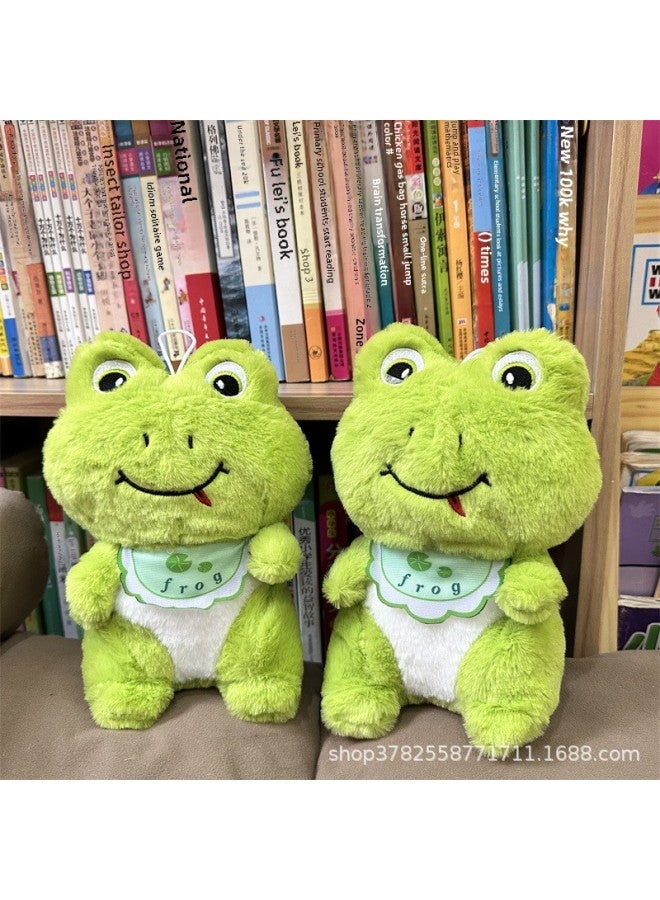 Loquat Bib Bow Tie Funny Little Frog Prince Plush Toy Doll Doll Machine Hand Grip Machine Cloth Doll-Specifications:Crown Frog-Color:As Shown In The Figure (single Price) - Image 3