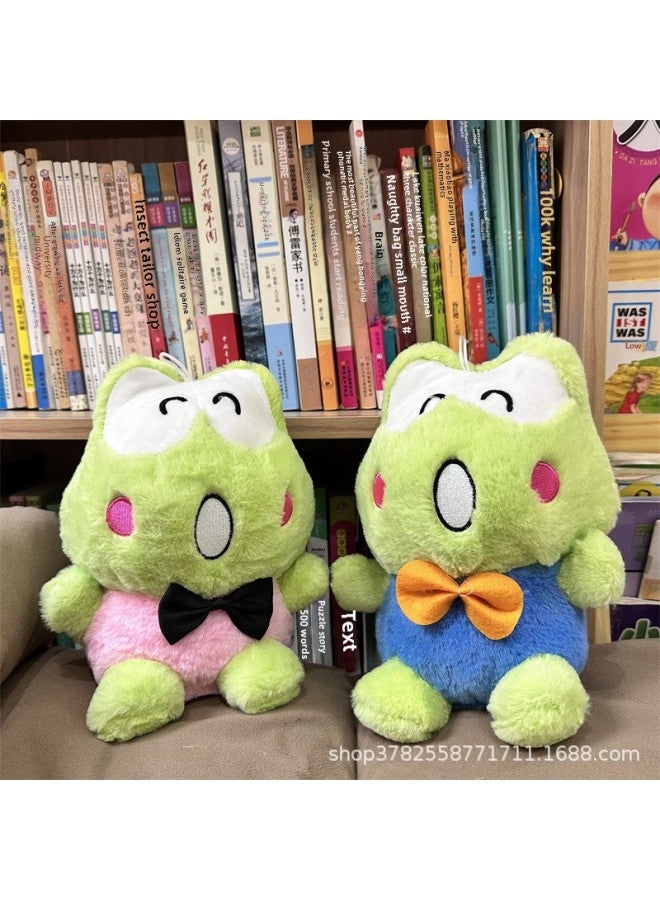 Loquat Bib Bow Tie Funny Little Frog Prince Plush Toy Doll Doll Machine Hand Grip Machine Cloth Doll-Specifications:Crown Frog-Color:As Shown In The Figure (single Price) - Image 4