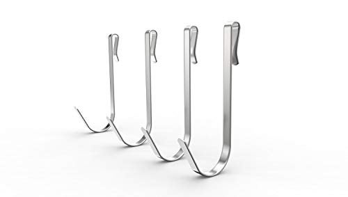 KINCMAX Stainless Steel Heavy Duty S Hooks for Bathroom Showers Organizer Hanging - Bathroom Shower Organizer Adhesive Replacement - Rust Proof Shower Caddy Hanging Hang Rack Hooks - Image 1