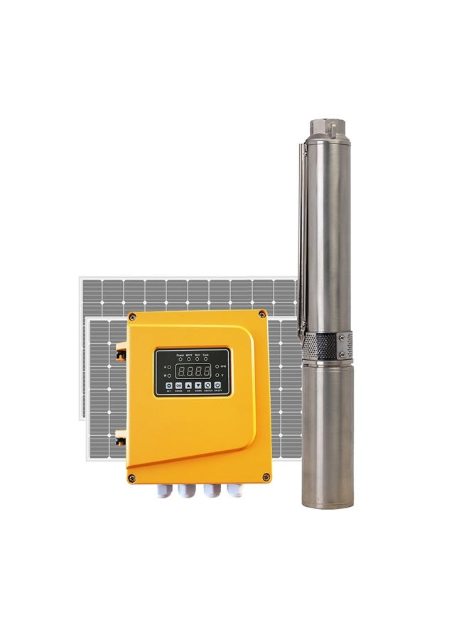 Maxima Water Solar Pump SPW2-5P-X-0.6K-DC 0.6KW DC High Efficiency Solar Pump for Irrigation, Farming, Bore Wells, Garden Watering, Remote Areas & Sustainable Water Supply - Image 1
