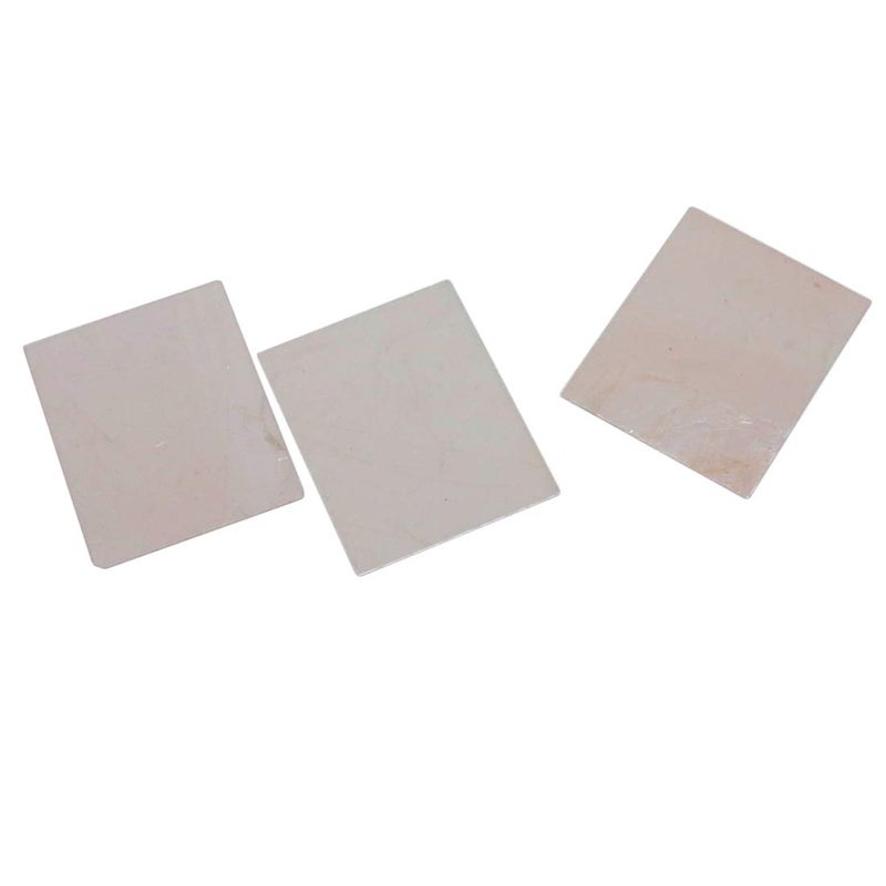 Xiaoyztan Mica Sheet Insulating,25x20mm Mica Sheets Replacement Transistor Microwave Oven Repairing Parts,Pack of 500 - Image 2