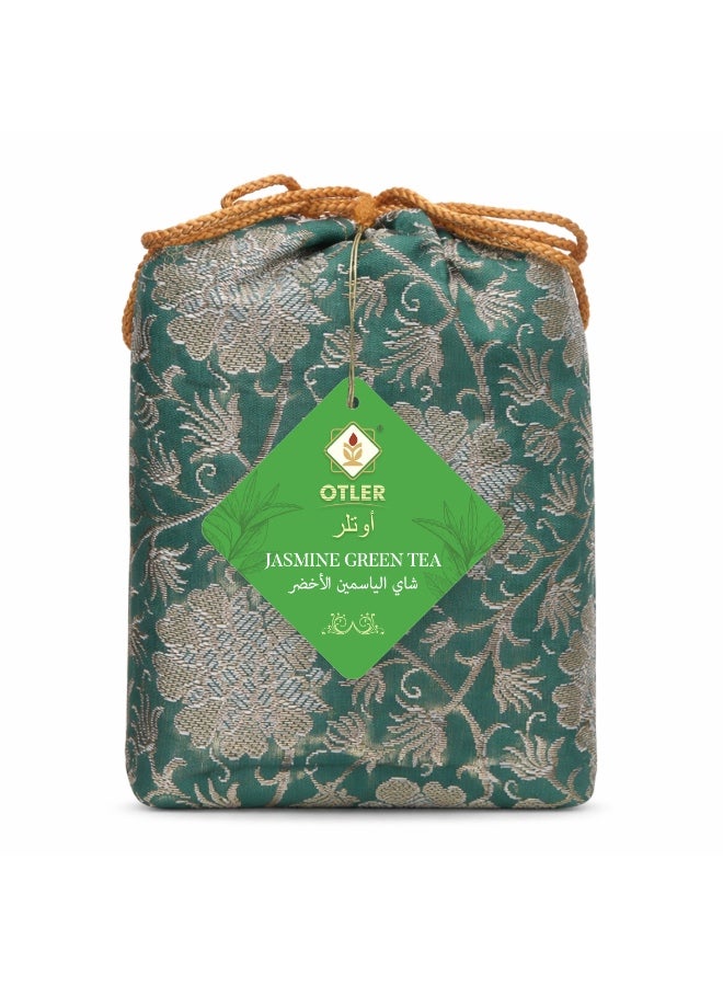 Otler JASMINE GREEN TEA 100 Gms VELVET POUCH - Image 1