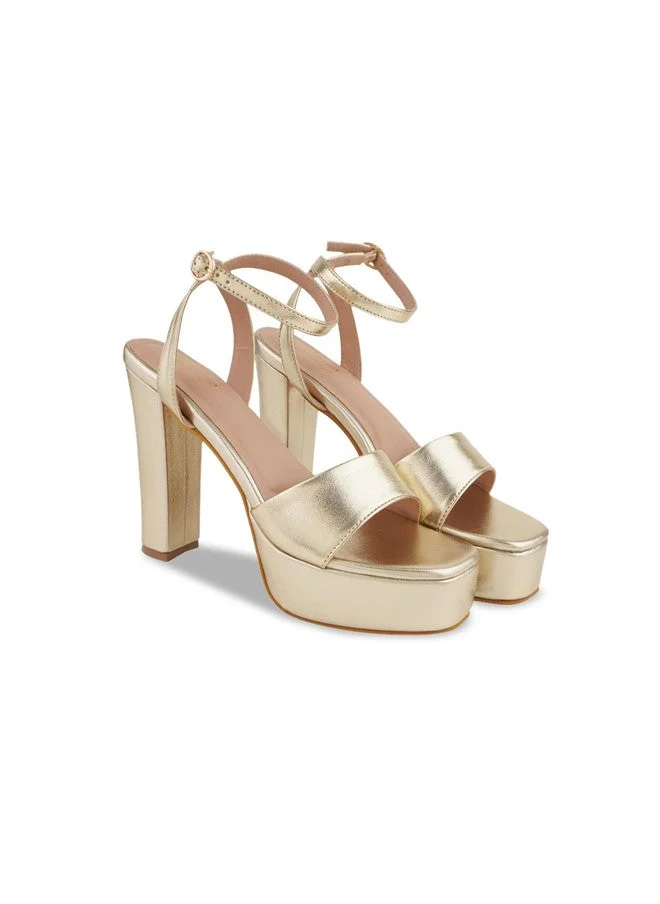 شوتوبيا Shoetopia Women’s  Block Heel Sandals – Platform Party Heels with Ankle Strap | Stylish Dress Sandals for Weddings & Evening