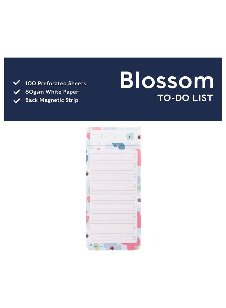كولينز دفتر قوائم مغناطيسي رفيع كولينز دي بي تي دي إس إل-بي إل، بلوسوم - Image 2