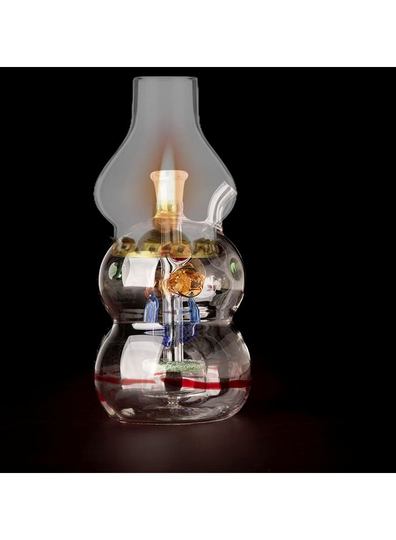 Glass Home Decorative Heat Resistant Oil Lamp 