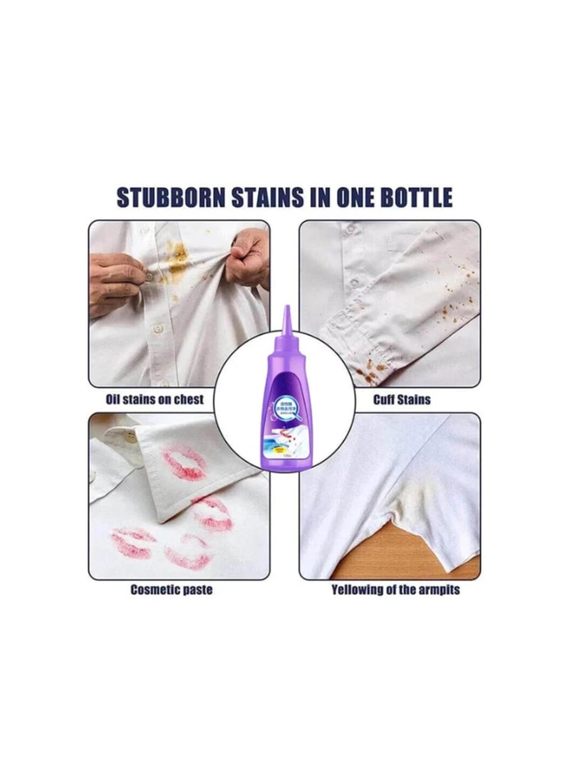 Generic - Active Enzyme Laundry Stain Remover Purple Bottle, Symmetry Stain Remover, Graceiful Stain Remover, Enzyme Stain Remover for Clothes (Purple Bottle-1PC) - Image 1