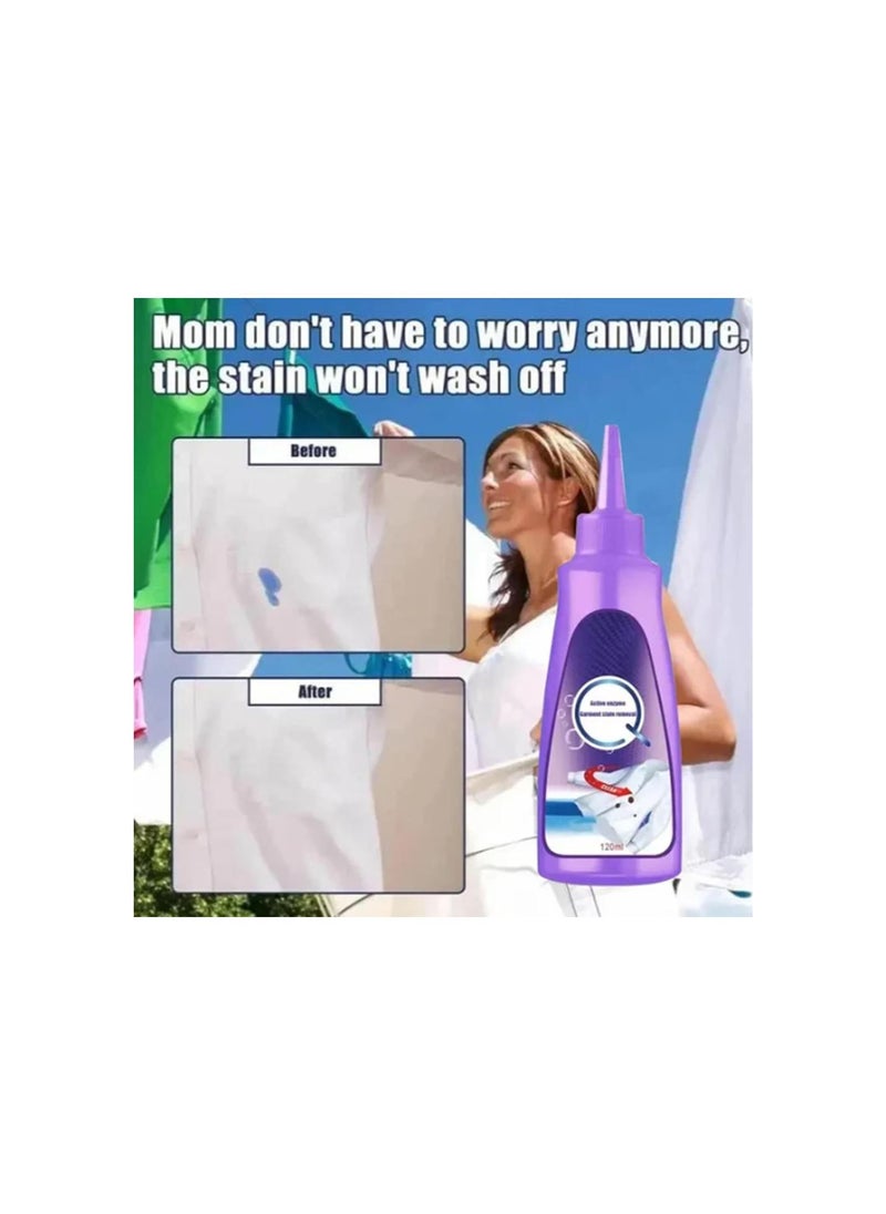 Generic - Active Enzyme Laundry Stain Remover Purple Bottle, Symmetry Stain Remover, Graceiful Stain Remover, Enzyme Stain Remover for Clothes (Purple Bottle-1PC) - Image 1