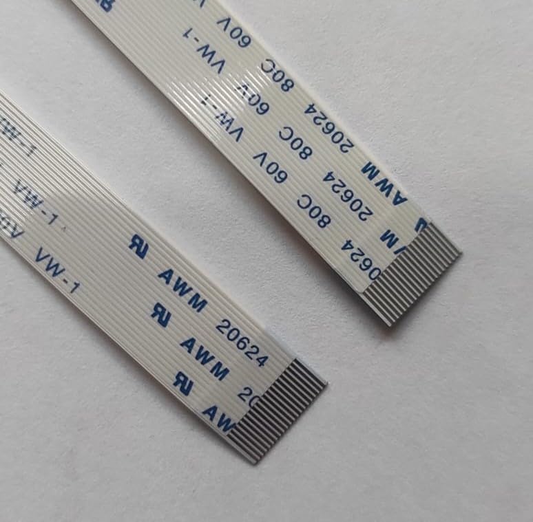 20 Pin 0.5 mm Pitch A-Type SAME Side pin (3-INCH) Length flat flexible FFC/FPC LVDS Ribbon Wire Flat Cable for Module Camera digital camcorders, laptops LCD TVs LCD monitors(1Pcs)