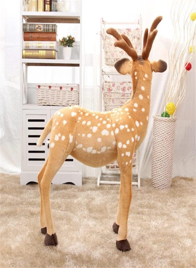 Tickles Standing Deer Soft Stuffed Plush Animal Toy for Kids Boys & Girls Birthday Gift (Size: 30 cm; Color: Brown) - Image 3