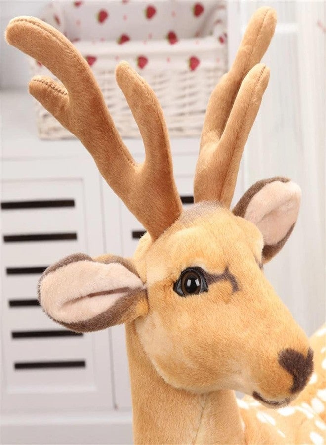 Tickles Standing Deer Soft Stuffed Plush Animal Toy for Kids Boys & Girls Birthday Gift (Size: 30 cm; Color: Brown) - Image 4