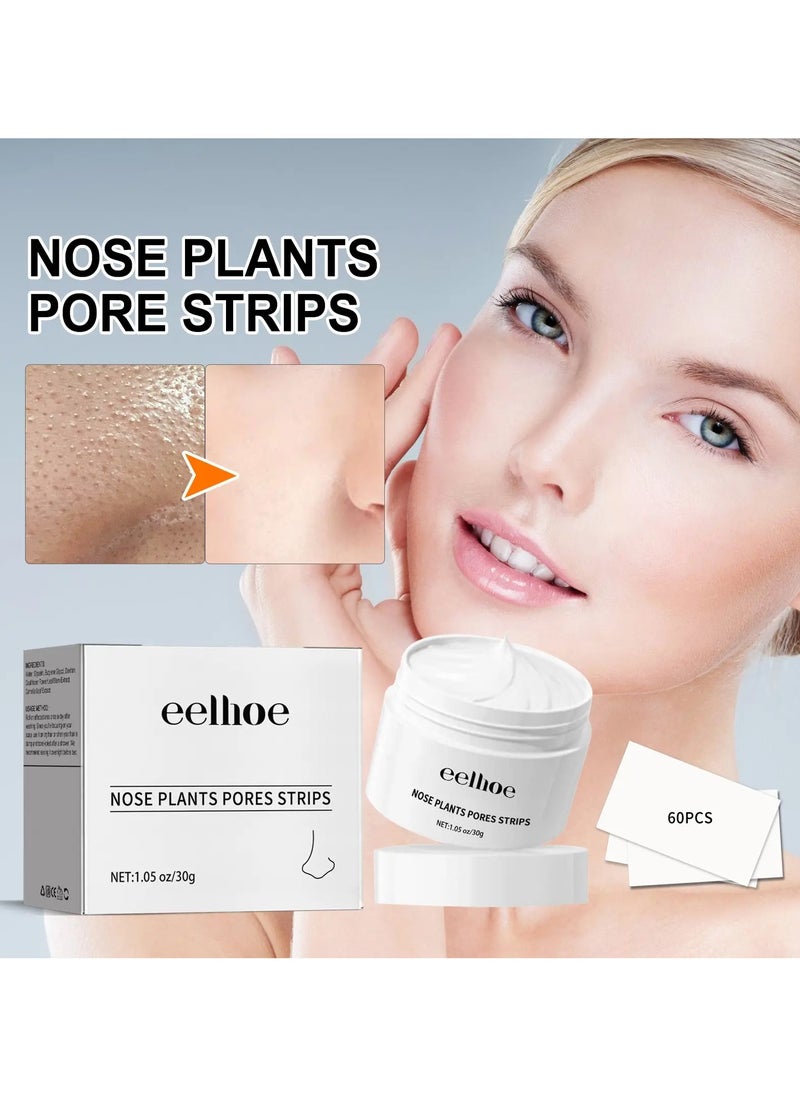 EELHOE EELHOE Blackhead Cleansing Cream Skin Oil Blackheads Acne Exfoliating Cleansing Repair Pore Tearing Nose Patch  - Image 3
