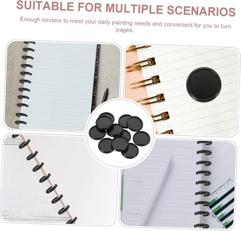NUOBESTY 55pcs Loose Leaf Binding Discs for Planners Detachable Discbound for Easy Page Flipping and Custom Organization for Use - Image 4