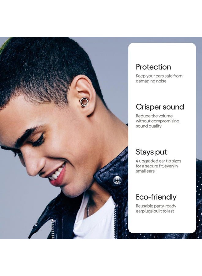 Loop Experience 2 Ear Plugs – Stylish Certified Hearing Protection for Concerts & Festivals, Live Events, Musicians, Sports, DJs and Nightlife – 17dB Noise Reduction Earplugs (High-Fidelity) - Image 2