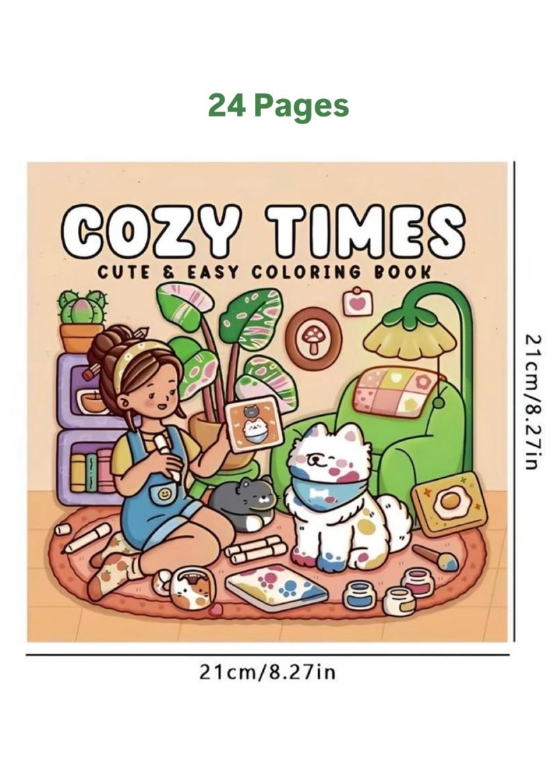 کتاب تلوین کوزی تایمز لطیف وسهل للکبار والأطفال ۲۴ صفحة - Image 2