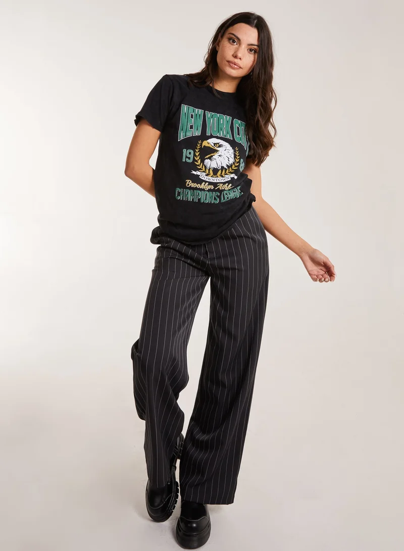 Pink Vanilla Washed Graphic T-Shirt