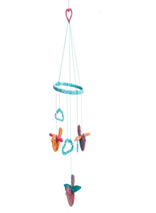 CHALK AND CHUCKLES Chalk & Chuckles Yarn Birds Baby Mobile - String Craft for Kids - Image 2