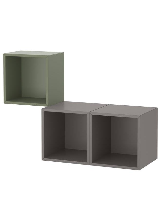 Wall-mounted cabinet combination, grey-green/dark grey, 105x35x70 cm - pzsku/Z4EFAFD2E2F7A94E1FE0CZ/45/_/1740223234/ade32fb7-8fcd-4d90-865a-9496c866b52b