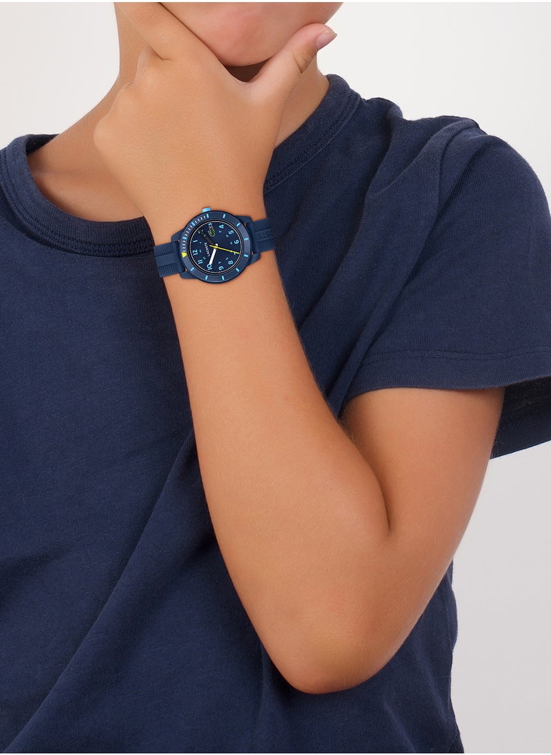 LACOSTE - Kids Unisex Analog Round Shape Silicone Wrist Watch 2030053 - 34.5 Mm - Image 1