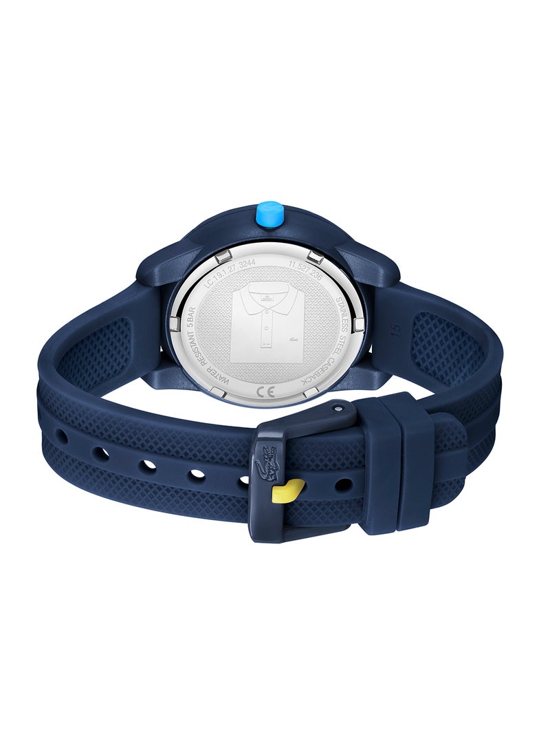 LACOSTE - Kids Unisex Analog Round Shape Silicone Wrist Watch 2030053 - 34.5 Mm - Image 1