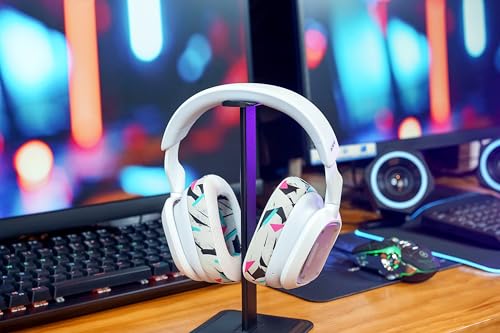 WC فريز A30 - وسائد أذن جل تبريد متوافقة مع سماعات Logitech Astro A30 من Wicked Cushions - رفع مستوى الراحة، المتانة، السماكة وعزل الصوت لجلسات الألعاب الملحمية | أبيض 90's - Image 3