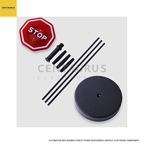 CE Centaurus Electronics CENTAURUS Garage Parking Assist Led Flashing Garage Parking Sensor Perfect Target Indicator Parking Flashlight System with Adjustable Height Guide LED Stop Sign Bumper Sensor, Red (1 Pack) - Image 5