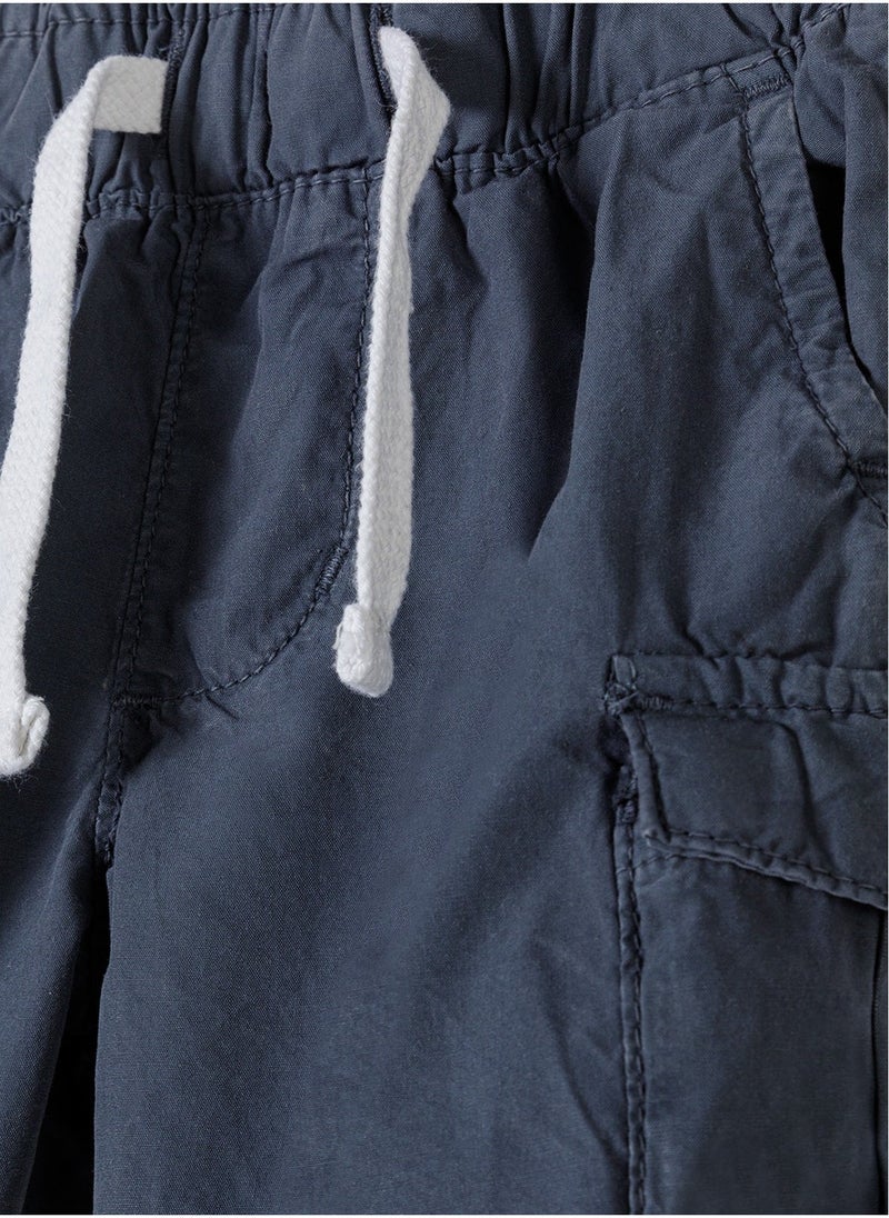 مينوتي شورت كارجو بوبلين للأطفال - Image 4