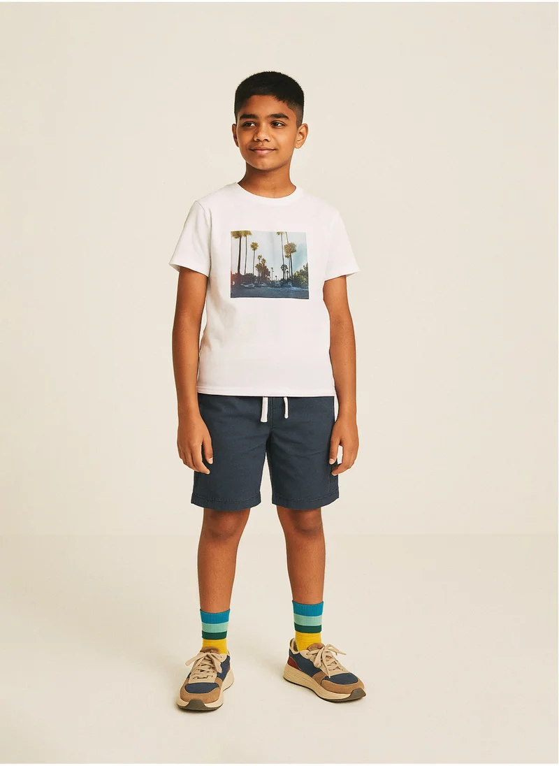 MINOTI Kids Boys Poplin Short