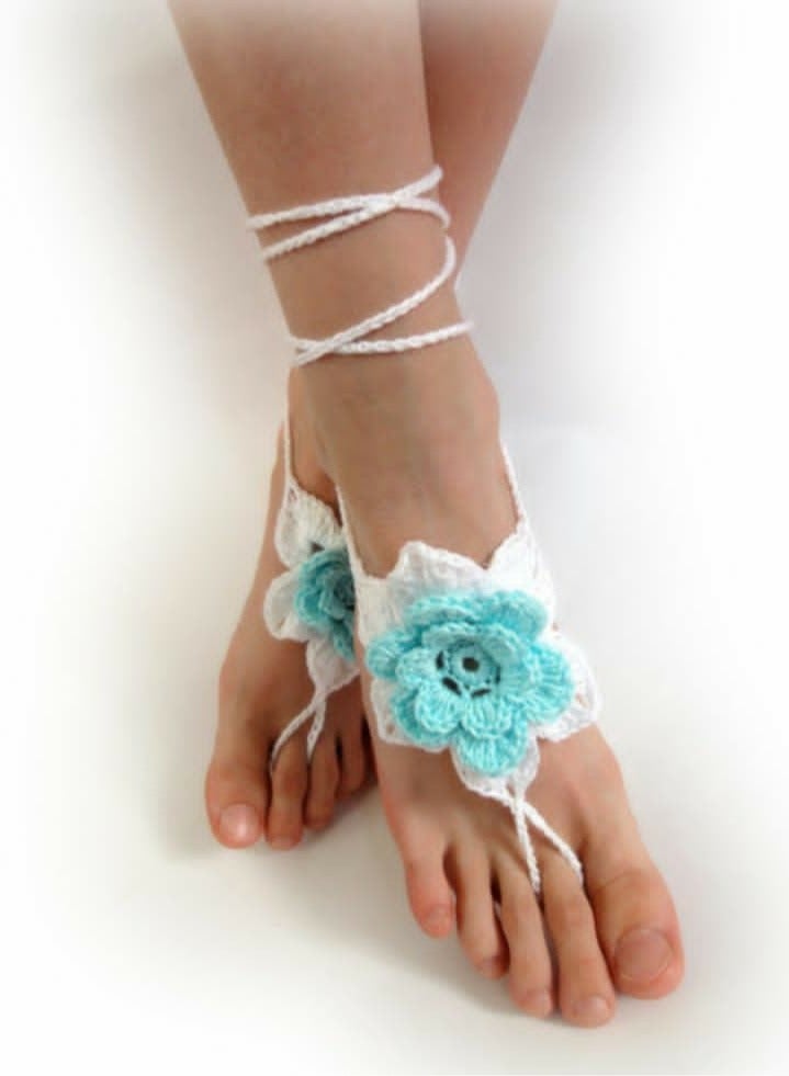 Women's crochet anklet 