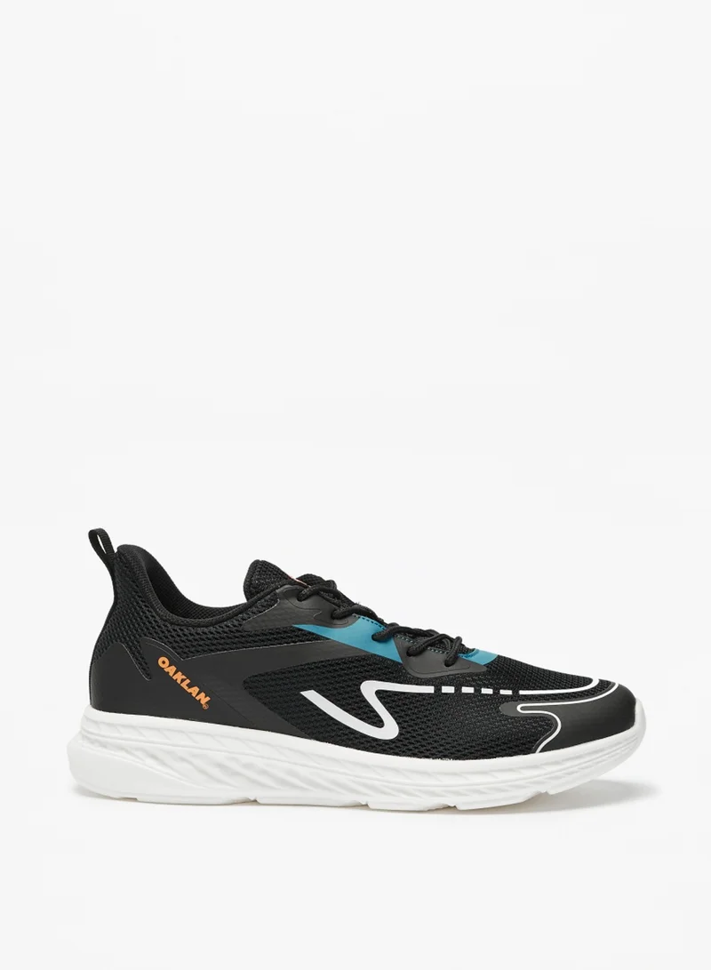 Oaklan by Shoexpress Mens Oaklan Textured Lace Up Sports Shoes By Shoexpress