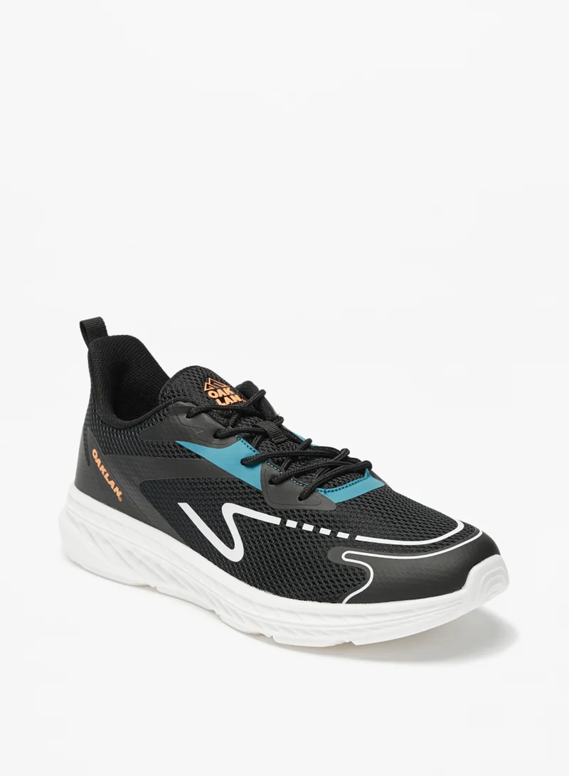 Oaklan by Shoexpress Mens Oaklan Textured Lace Up Sports Shoes By Shoexpress
