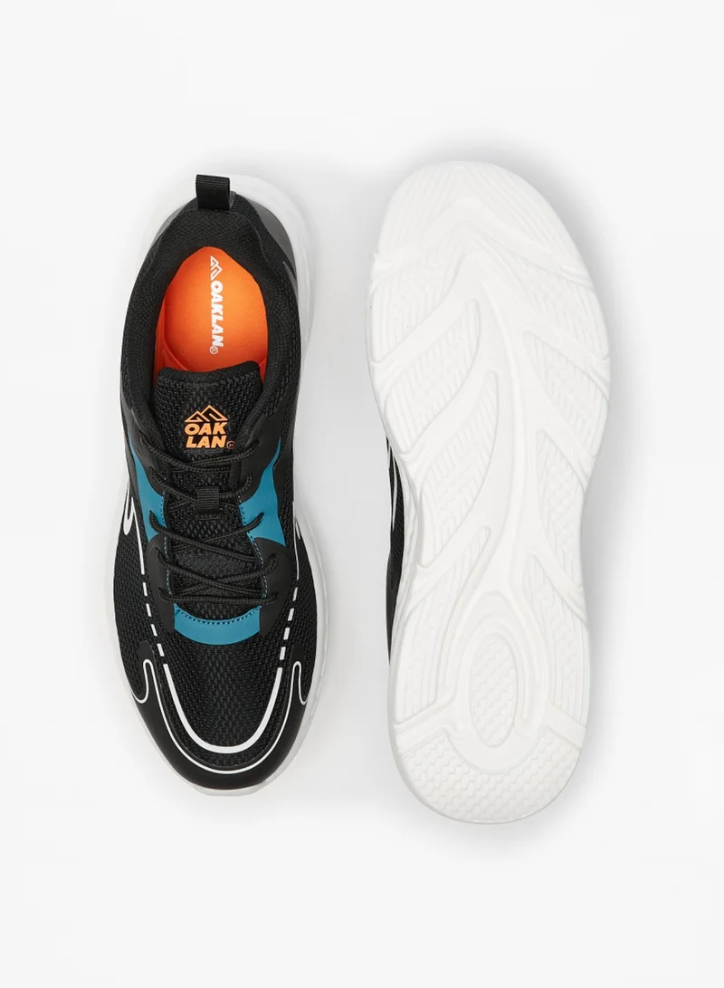 Oaklan by Shoexpress Mens Oaklan Textured Lace Up Sports Shoes By Shoexpress