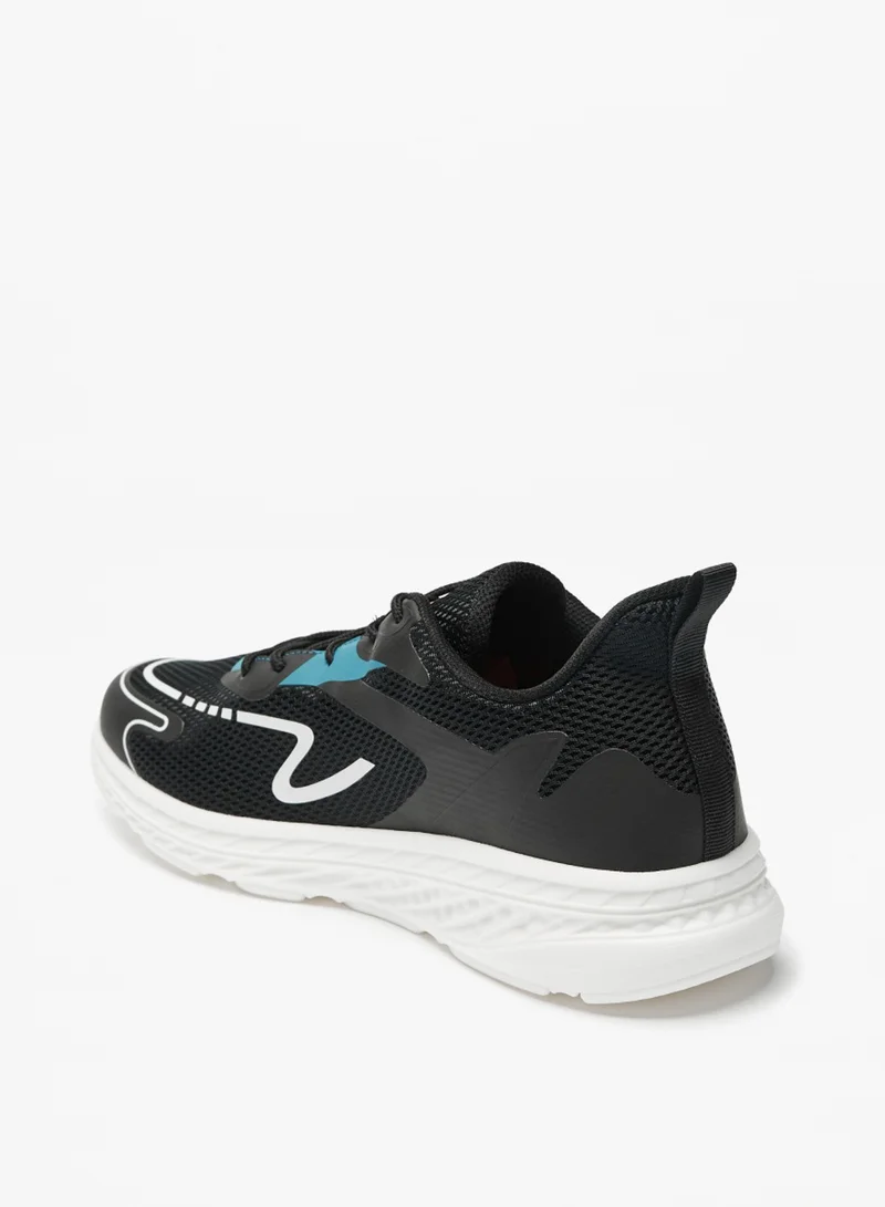 Oaklan by Shoexpress Mens Oaklan Textured Lace Up Sports Shoes By Shoexpress