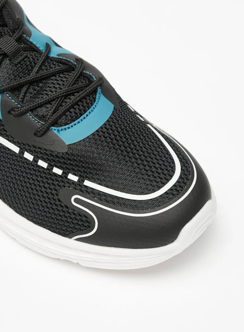 Oaklan by Shoexpress Mens Oaklan Textured Lace Up Sports Shoes By Shoexpress