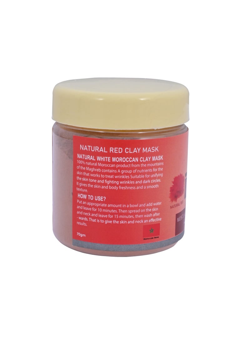 activemax Moroccan Powder Clay Mask Natural Red - Image 3