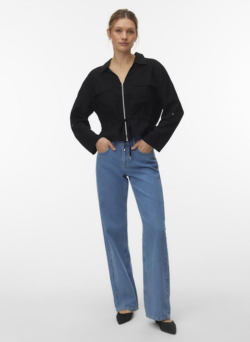 VERO MODA VMKATIE LS SHIRT WVN NOOS - Image 3