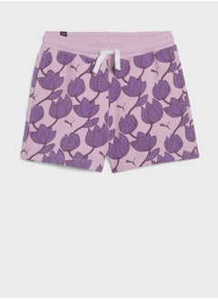 PUMA Kids Essential Blossom Printed Shorts  - Image 1
