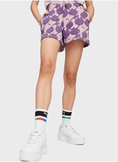 PUMA Kids Essential Blossom Printed Shorts  - Image 3