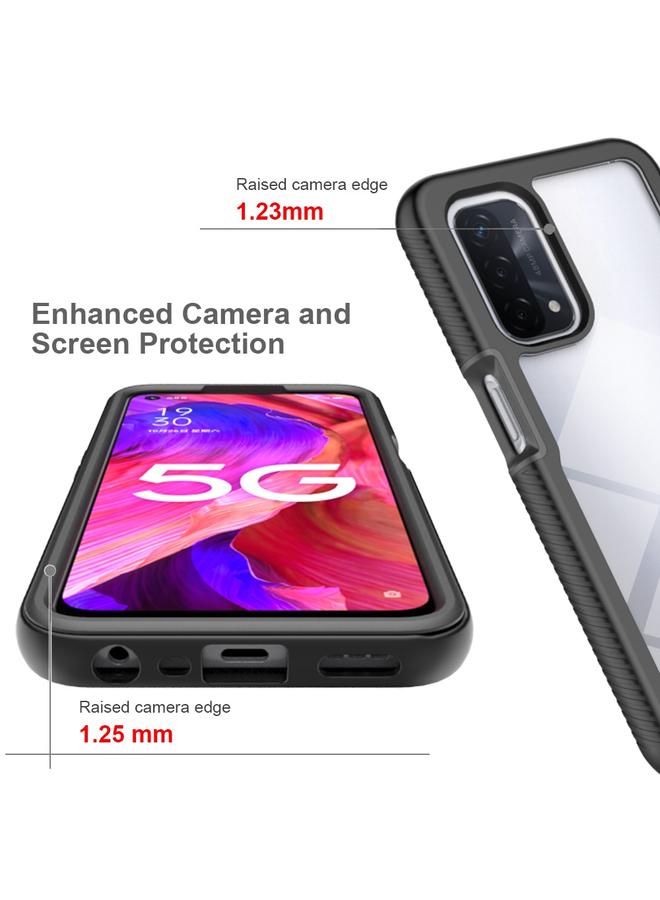 S-TOP Case For OPPO A54 5G / A74 5G Starry Sky Solid Color Series Shockproof PC + TPU Case - Image 4